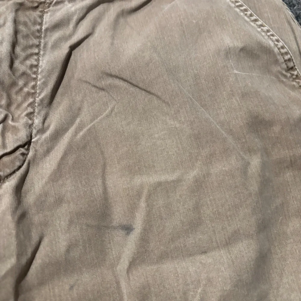 Mountain Hardwear Mens Tan Khaki Hiking Cargo Shorts Belted 32